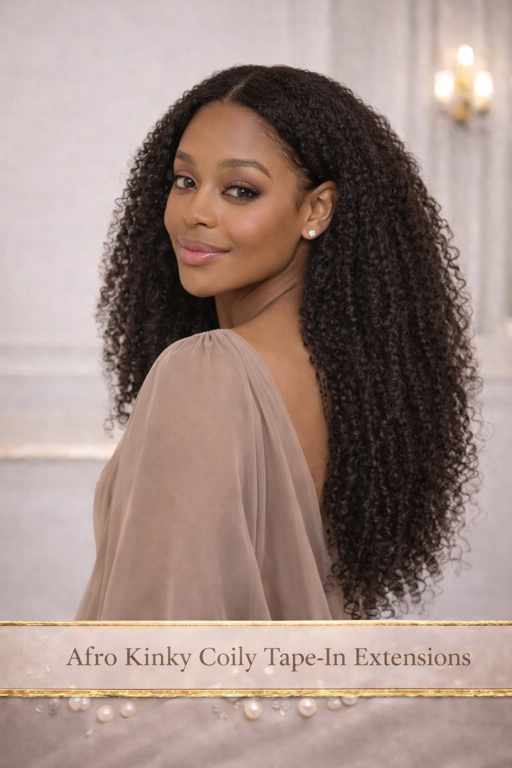 Afro Kinky Coily Tape-In Extensions