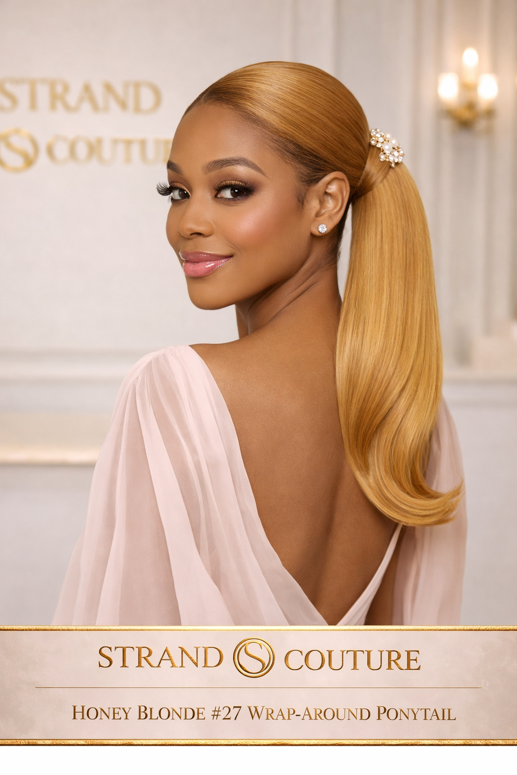 Honey Blonde Ponytail