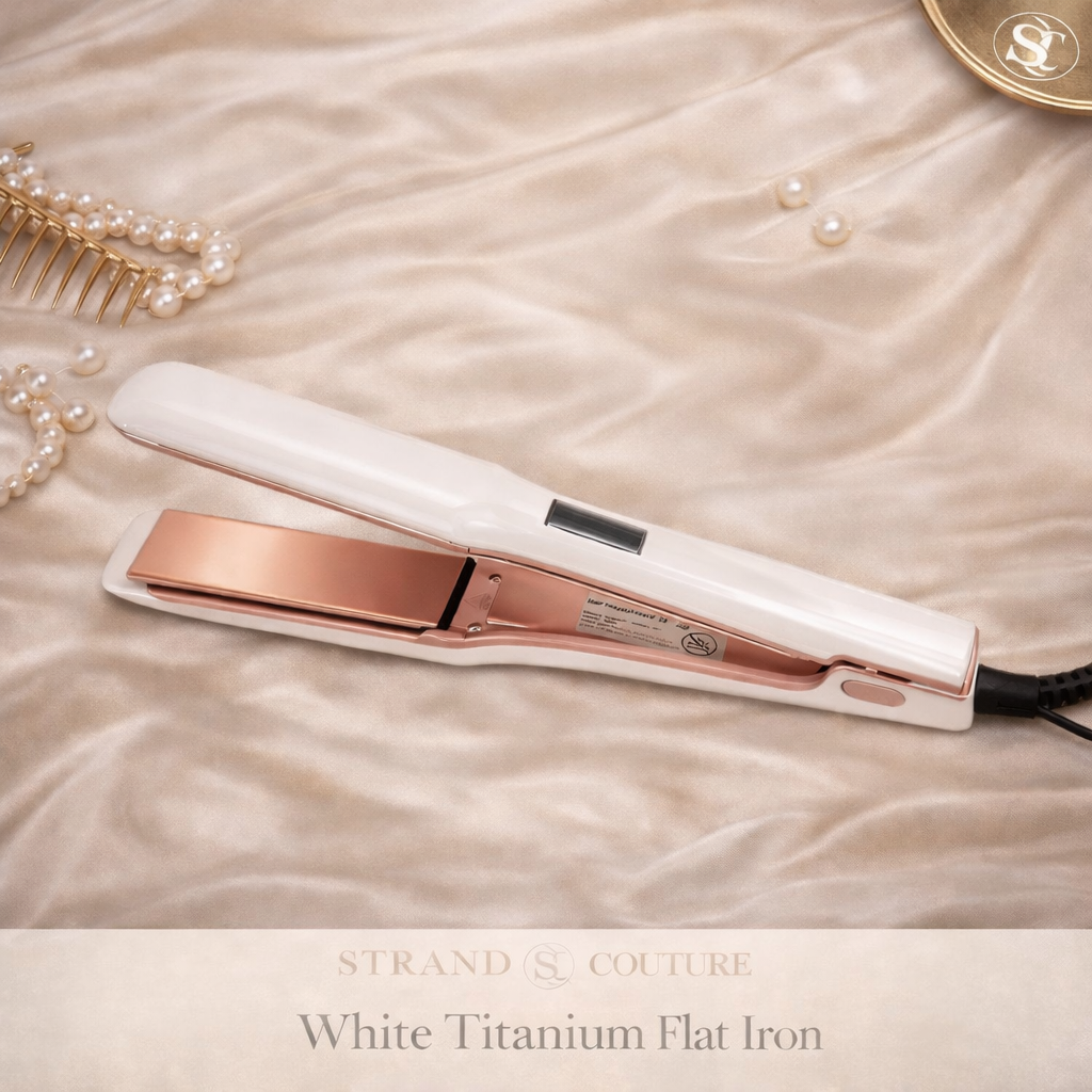 White Titanium Flat Iron