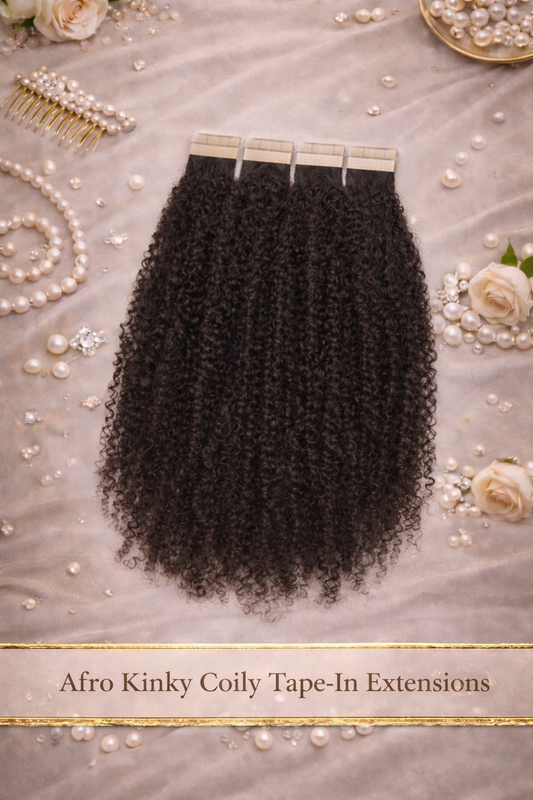 Afro Kinky Coily Tape-In Extensions