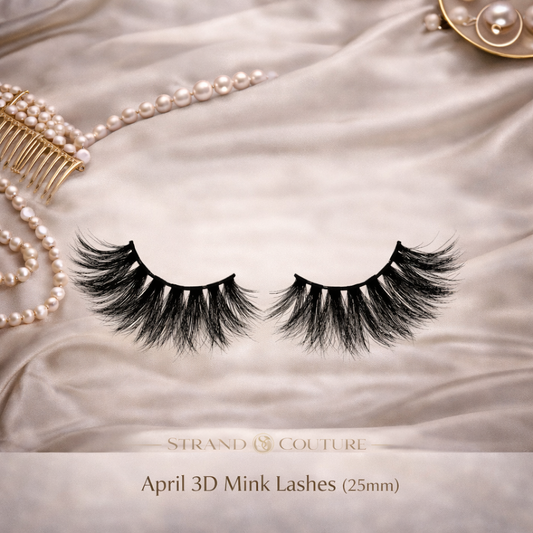 April 3D Mink Lashes 25mm