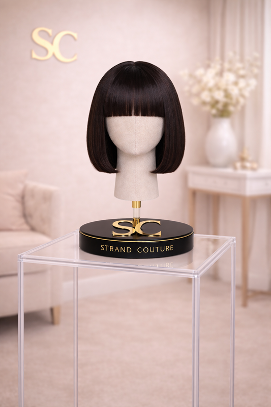 Straight Bang bob Wig