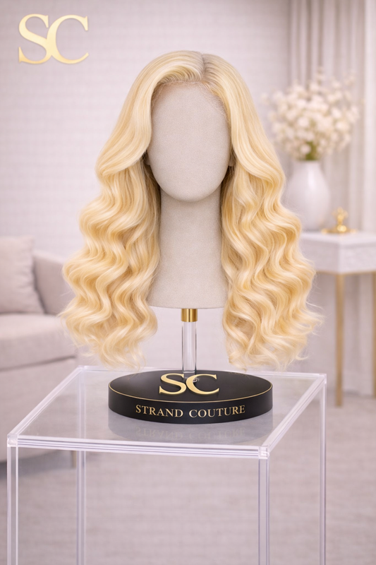 Blonde Body Wave 13x4 Transparent Lace Front Wig