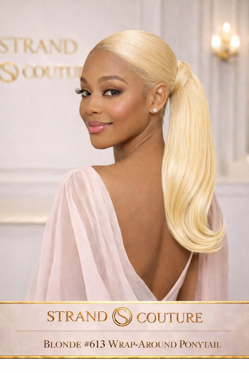 Bleach Blonde Ponytail