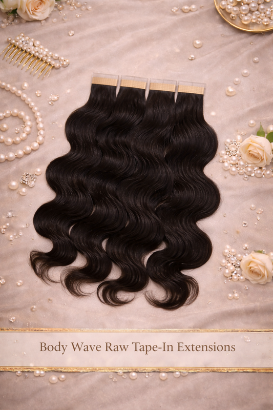 Body Wave Raw Tape-In Extensions