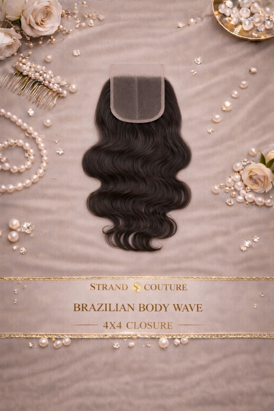 Brazilian Body Wave 4x4 Closure