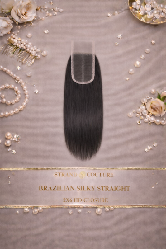 Brazilian Silky Straight 2x6 HD Closure