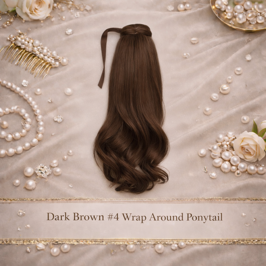 Dark Brown Ponytail