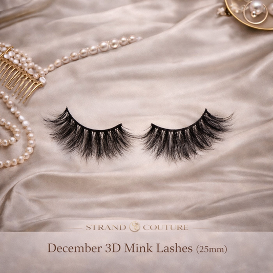 December 3D Mink Lashes 25mm