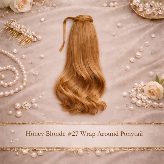 Honey Blonde Ponytail