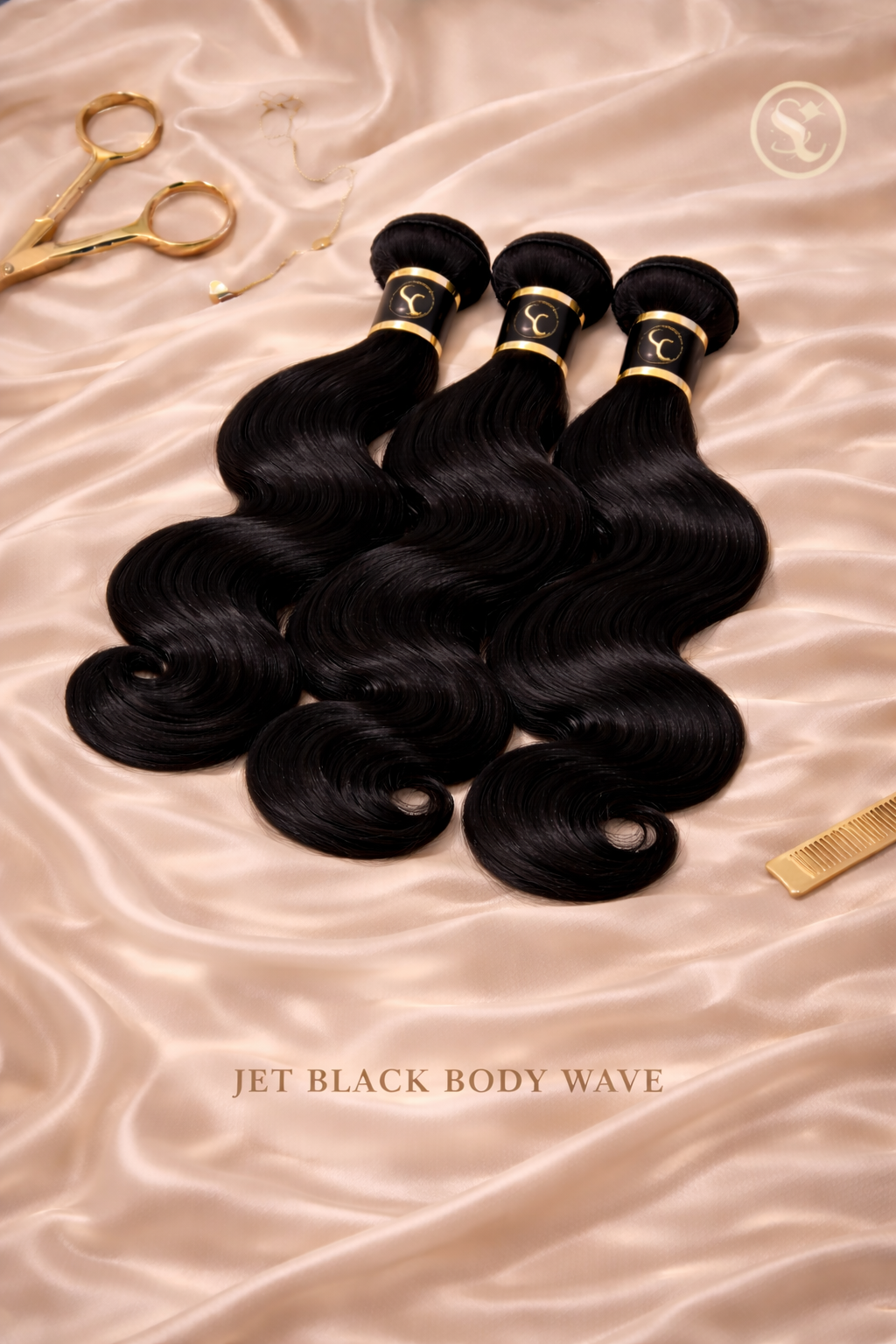 Jet Black Body Wave Bundles