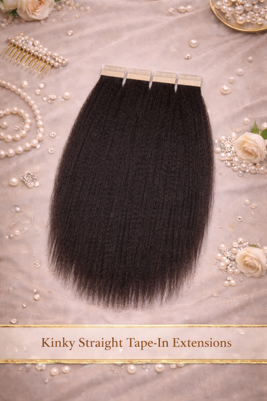 Kinky Straight Tape-In Extensions