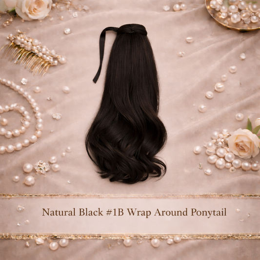 Natural Black Ponytail