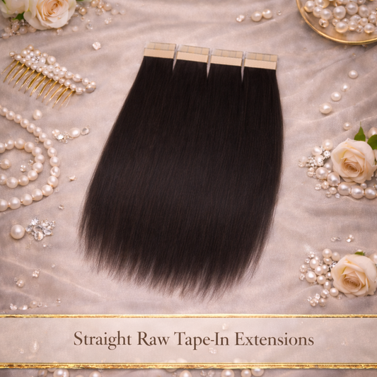 Straight Raw Tape-In Extensions