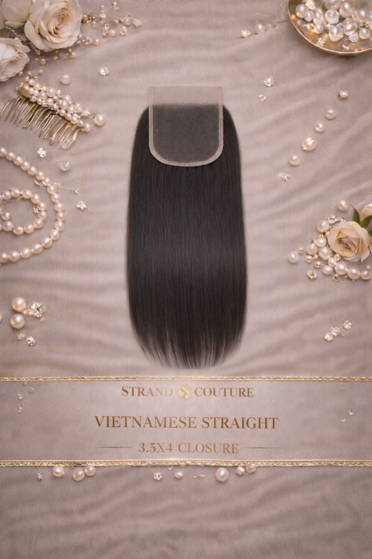 Vietnamese Straight 3.5x4 Closure